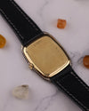 Case back of Audemars Piguet dress watch in white and yellow gold housing Calibre 2003 manual movement