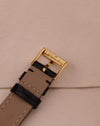 Underside view of the Piaget buckle, revealing hallmark and clasp detailing.