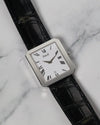 Full shot of Piaget 26354 automatic dress watch showcasing its classic proportions and elegant Art Deco styling.