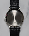 Rear view of the Piaget Ref. 922 highlighting the solid 18K white gold case back with polished finish.