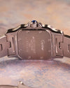 Cartier Santos Galbée Ref. 1565 stainless steel caseback with reference engravings