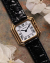 Cartier Ceinture Ref. 6602 in 18k yellow gold with white Roman dial, quartz movement