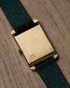 Caseback of Piaget Ref. 9228 in polished 18k yellow gold, vintage detail