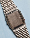 Caseback of Audemars Piguet Bamboo 27mm in white gold with brushed finishing