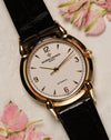 Vacheron Constantin Les Historiques Ref. 48001 in 18k yellow gold with Corne de Vache lugs on leather strap