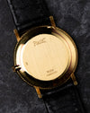 Caseback of Piaget Ref. 9026 in solid 18K yellow gold with Piaget signature and reference number 9026