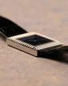 Rear view of Rolex Cellini Ref. 4012 showing solid white gold caseback with hallmarks