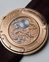 Audemars Piguet 14988OR side profile showing slim case and crown in rose gold