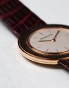 Audemars Piguet 14988OR side angle of case and strap highlighting thin profile and curvature