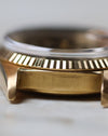 Reference engraving between the lugs of the Rolex Day-Date 1803 showing the registered design and reference number.
