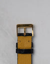 Reverse view of the original Piaget signed yellow gold buckle.
