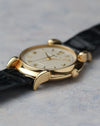 Side profile of the Vacheron Constantin Historiques 48003 highlighting its slim case and flowing lug shape.