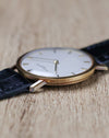 Side profile of Vacheron Constantin Ref. 7811 showing its thin case and long straight lugs.