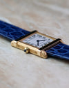 Opposite side profile of the Cartier Tank Chinoise Ref. 81051 displaying the rectangular case architecture and finishing.