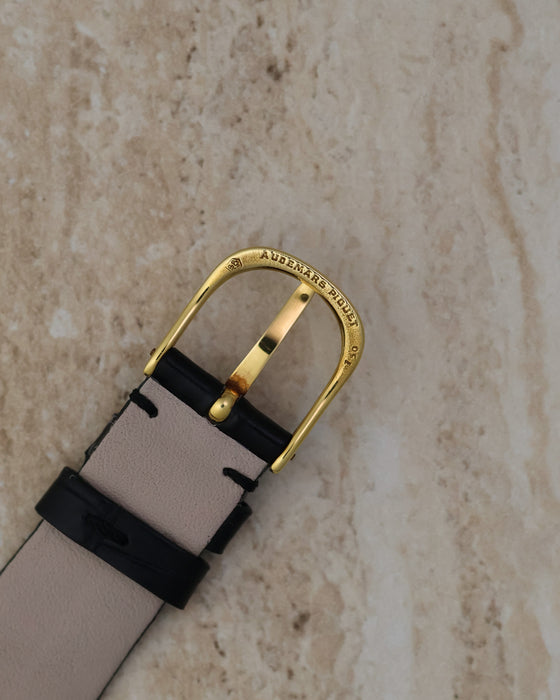 Signed 18K Audemars Piguet pin buckle accompanying the Ref. 4157CA.