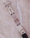 Cartier 18K white gold deployant buckle accompanying the Tank Allongée.