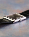 Crown-side view of the Piaget Ref. 9150 highlighting the thin white gold case and winding crown.