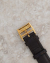 Reverse of the original A. Lange & Söhne yellow-gold buckle showing its 750 gold hallmarks.
