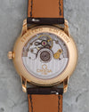Omega De Ville Prestige Ref. 4601.54.11 caseback showing automatic calibre 1120 and limited-edition engraving.