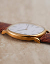 Side profile of the Audemars Piguet Ref. 4083 showing the thin elliptical case construction.