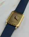 Piaget Ref. 7143 vintage dress watch in solid 18K yellow gold with Art Deco grid case and dia