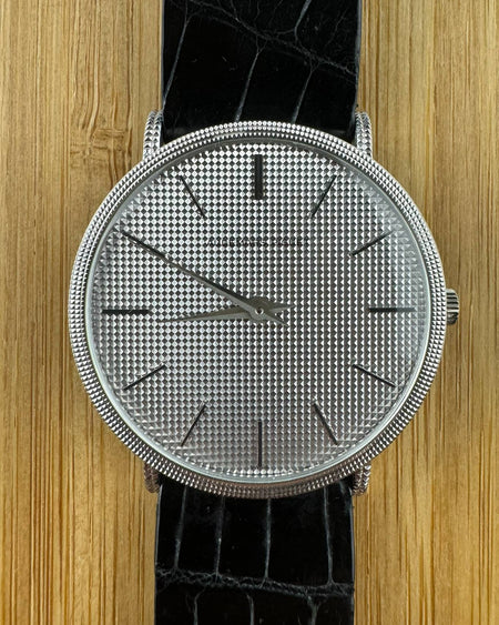 Classic Audemars Piguet 4029 white gold dress watch with dauphine hands and original accessories