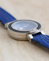 Side profile of the Gérald Genta Retro Classic highlighting the case thickness and straight lug construction.