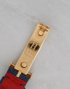 Reverse side of the original Harry Winston deployant clasp with engraved HW monogram.
