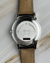 Original Vacheron Constantin platinum tang buckle attached to alligator strap