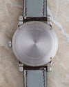 Stainless steel caseback engraved Ralph Lauren and Chronometer Certified, with reference K02500.