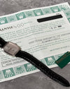 Rolex Cellini 4087 watch displayed with original Rolex papers and 18K white gold buckle, 1997 full set